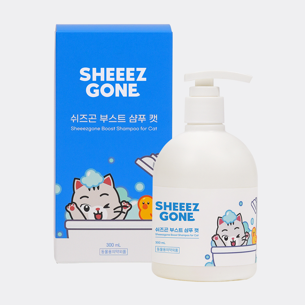 퓨어버디 고양이 부스트 샴푸 캣 저자극 애플블라썸향 300ml, 2개 - 상세 이미지 3