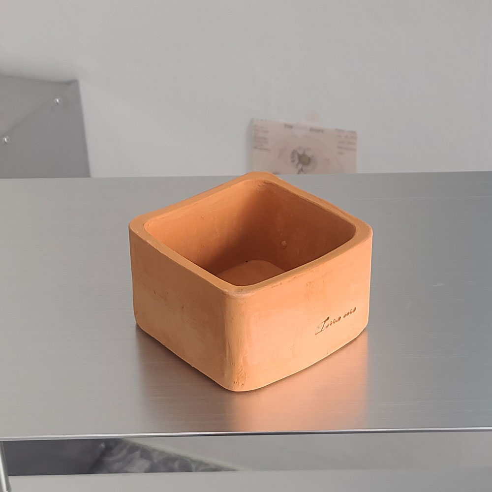 테라원 빈티지 수제 토분 11x7cm 사각 - 상세 이미지 4