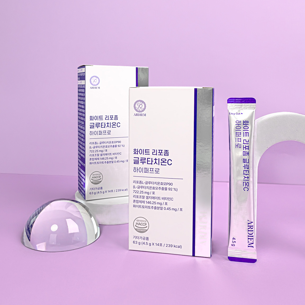 아르디엠 화이트 리포좀 글루타치온C 하이퍼프로 63g 28포, 1개 - 상세 이미지 2