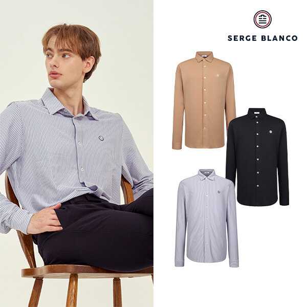 세르즈블랑코 24 FW 뉴저지 셔츠 3종 남성 - 메인 이미지