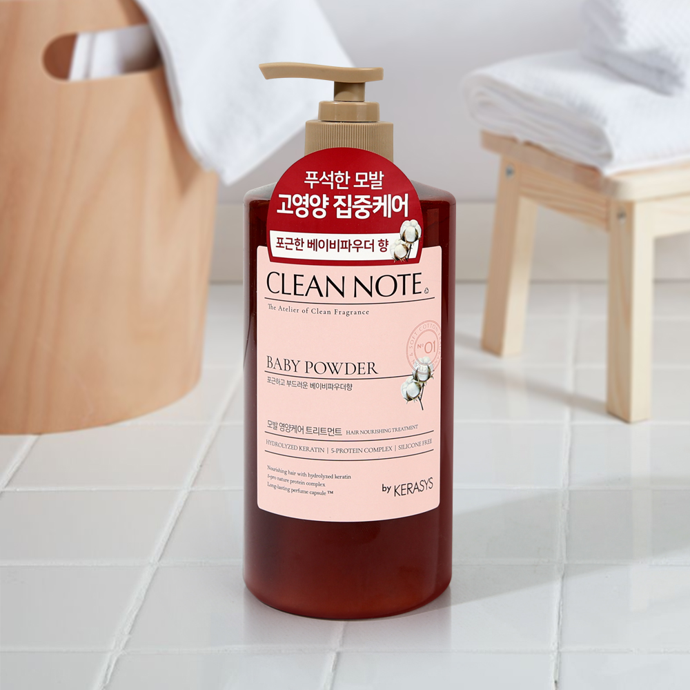 애경 클린노트 베이비 파우더향 헤어 트리트먼트 800ml