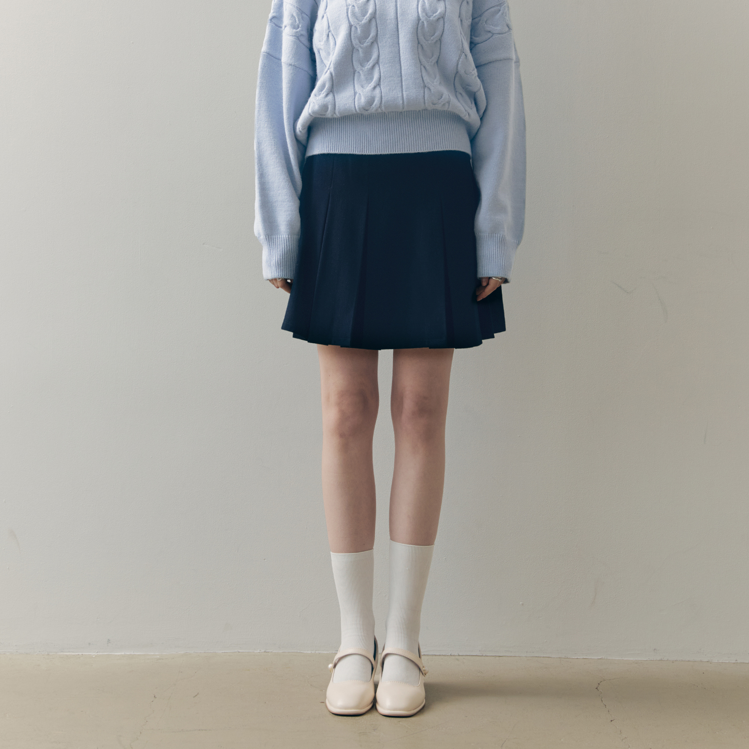 [제로스트릿][2컬러] 헤니 플리츠 스커트 HENNY PLEATS SKIRT - 상세 이미지 4