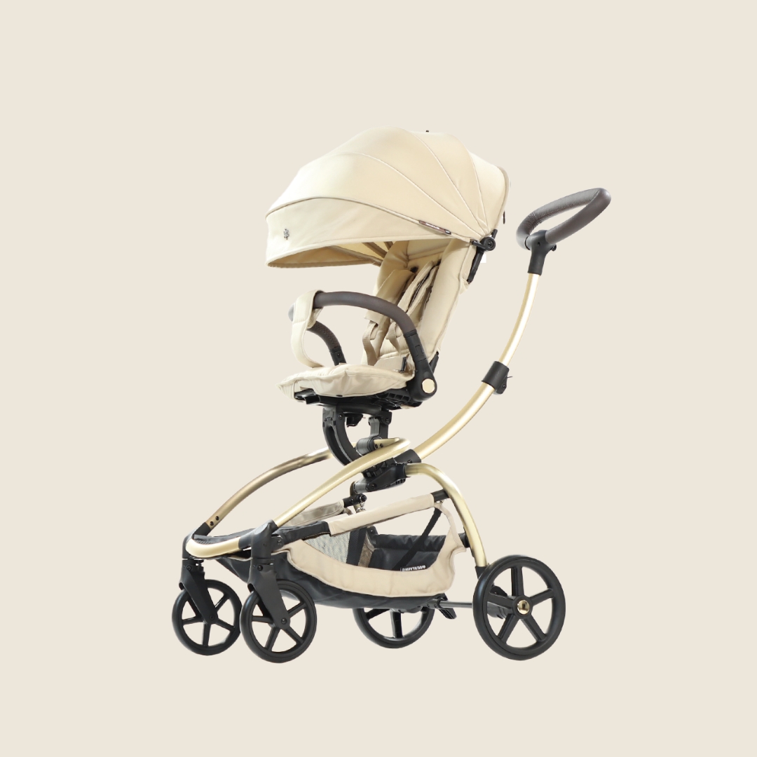 [누비앤타보] NUVY 트래블러S 큰아이까지 등하원 트라이크 유모카 S3 베이지