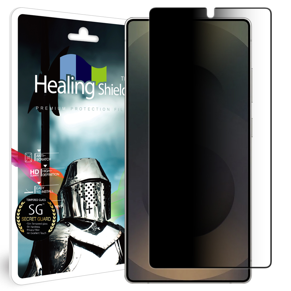 갤럭시시리즈 사생활 정보보안 강화유리 필름 갤럭시S25 울트라, 1매입