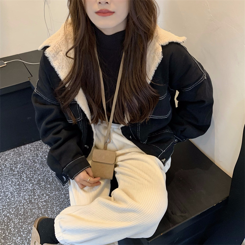 나하나몰 양털 데님 버튼 자켓 SE1648