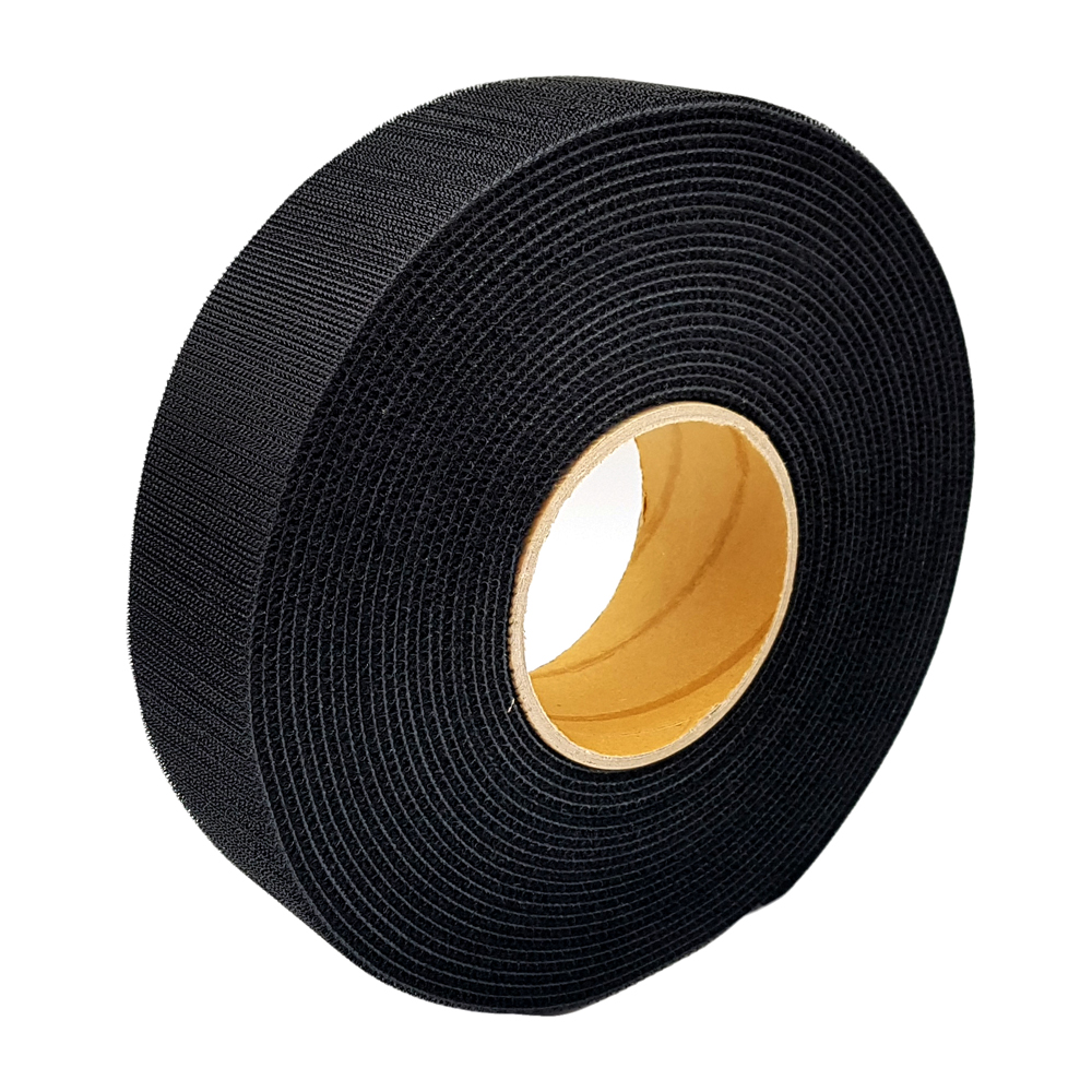 전선 케이블정리 암수한몸 컬러 양면벨크로 폭 5cm 일반형 1개, 길이 10M, 검정색 제품 이미지