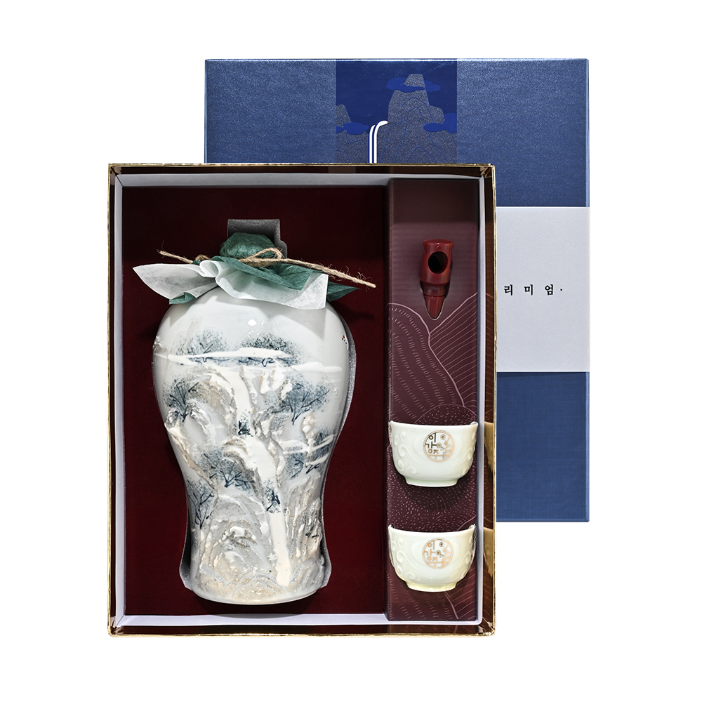 조선3대명주 전주이강주 프리미엄 폭포 25도 1000ml - 상세 이미지 2