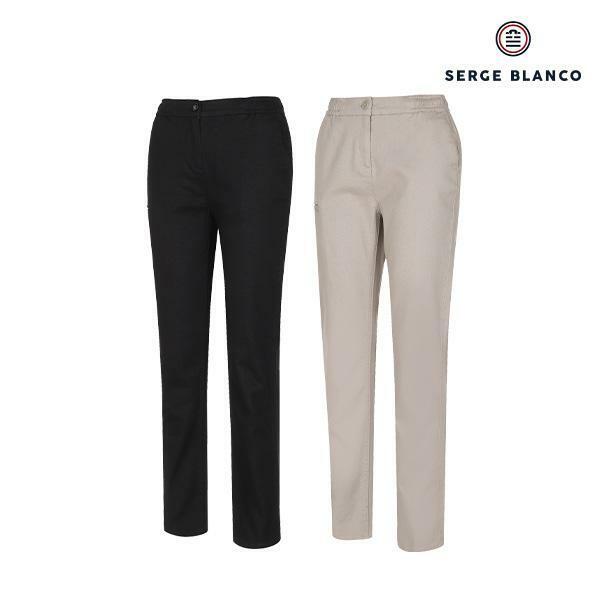 세르즈블랑코 24FW 여성 코튼 블렌디드 스판 팬츠 2종 - 상세 이미지 4