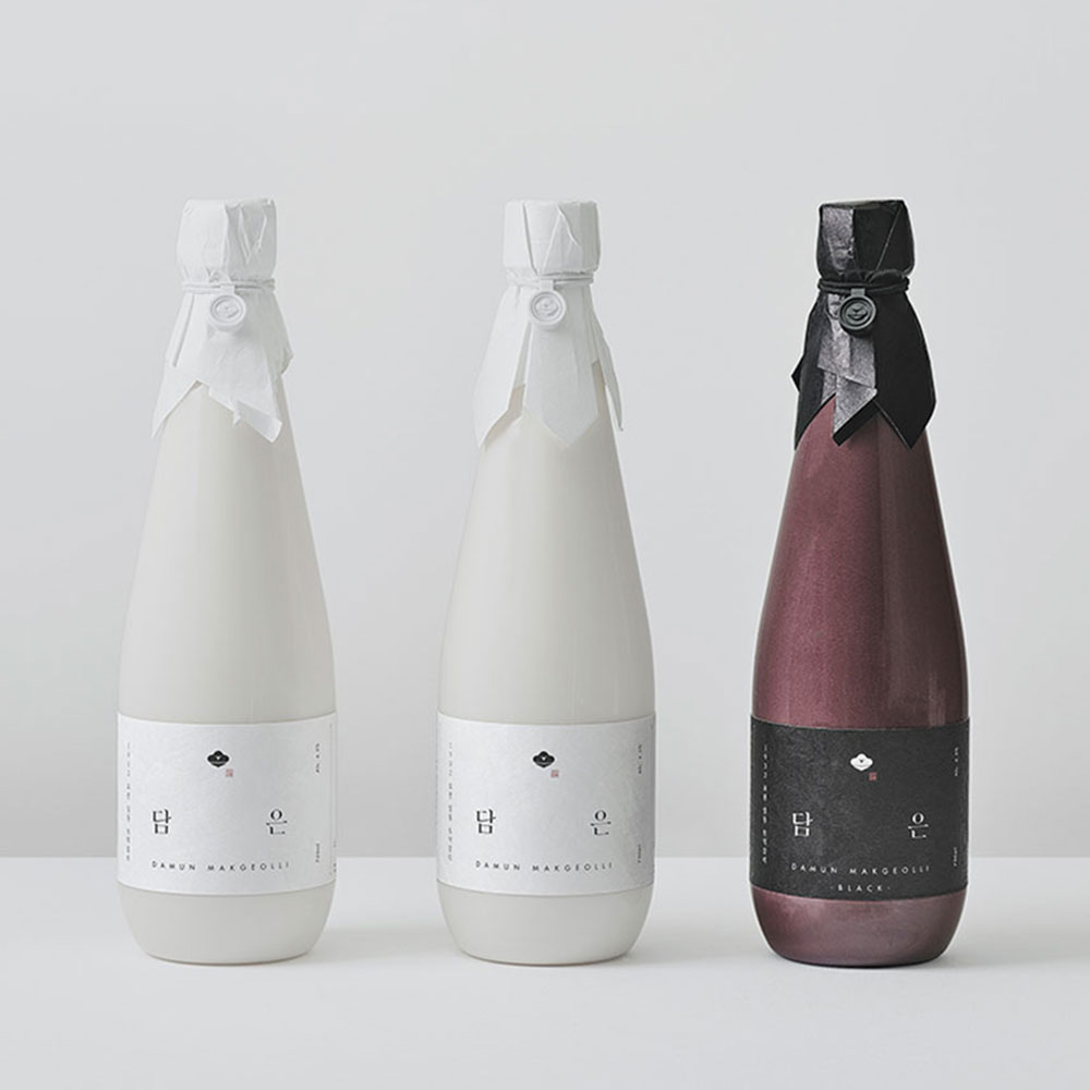 [담은 막걸리] 담은 화이트 2병 + 담은 블랙1병 혼합세트