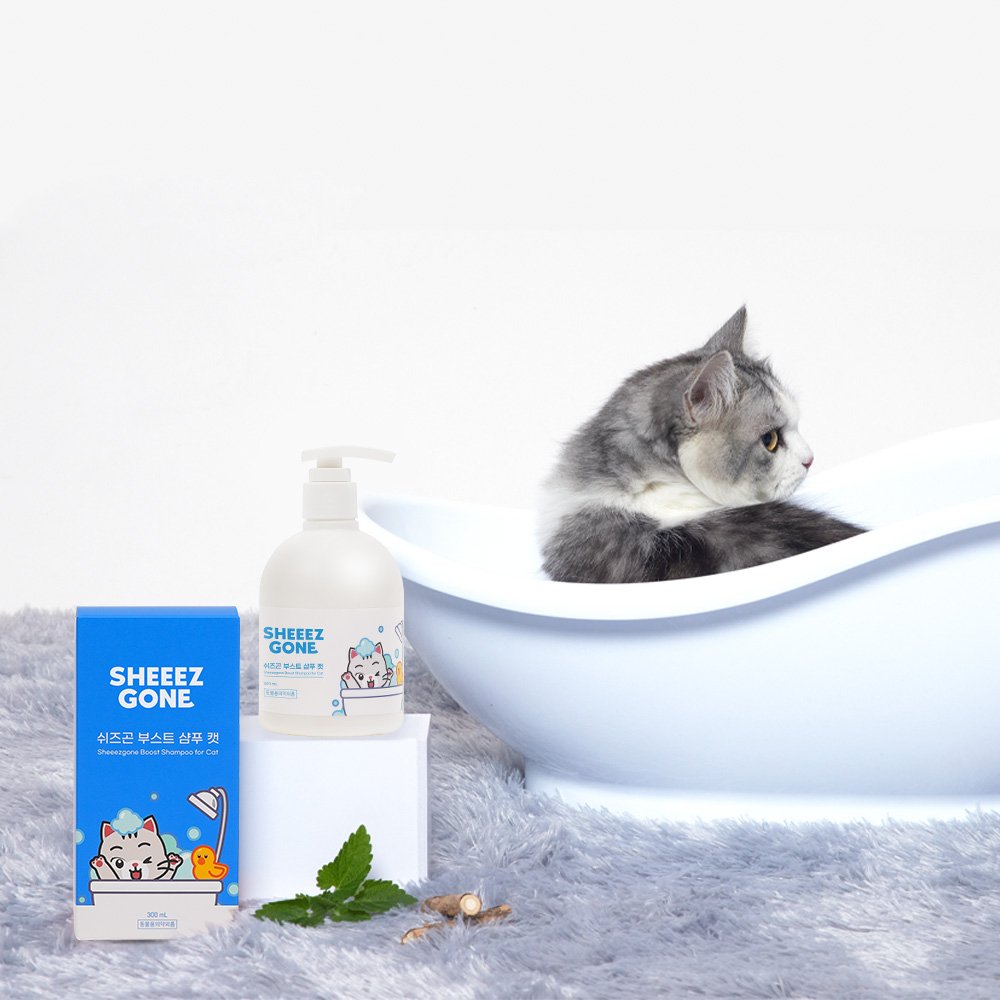 퓨어버디 고양이 부스트 샴푸 캣 저자극 애플블라썸향 300ml, 2개 - 상세 이미지 5