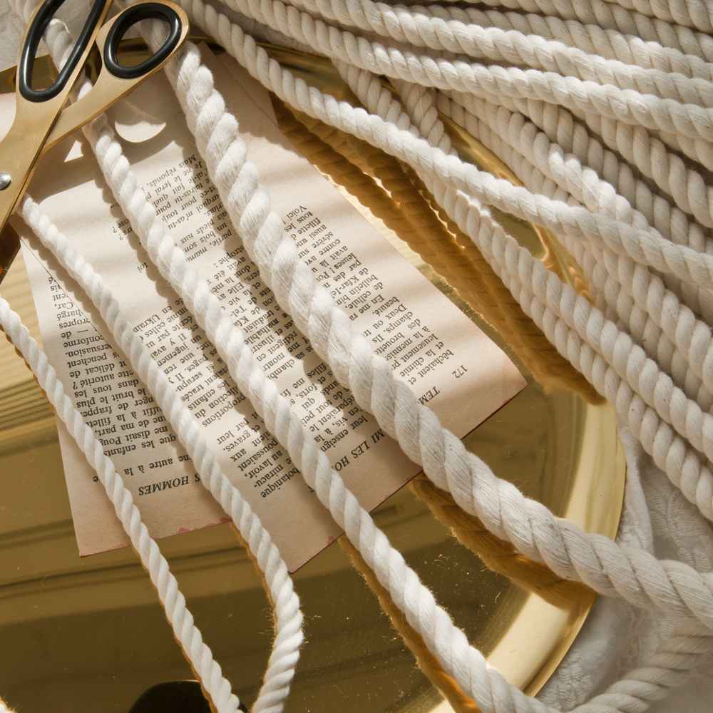 아쭈 고양이 면로프 스크래쳐 리필 밧줄 면줄, 6mm 50M(콘타입)