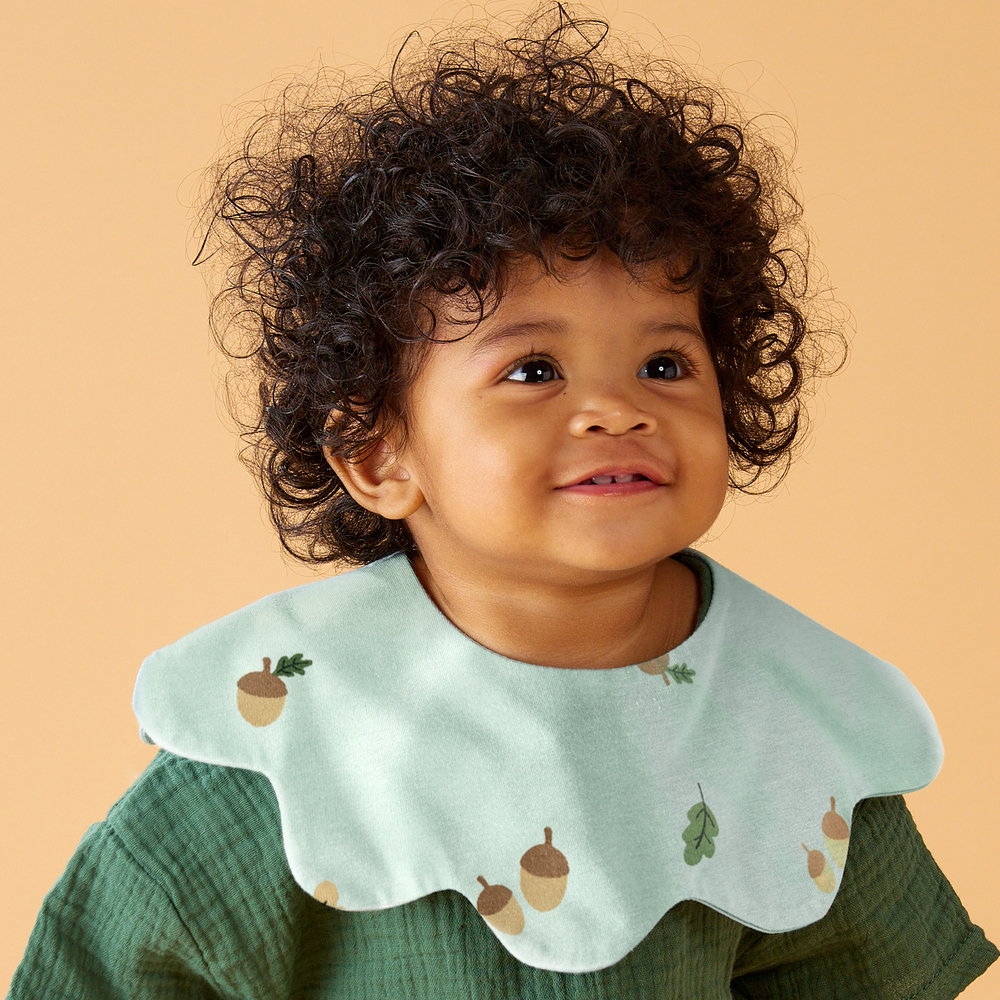 [5+1]아가짱 시그니처 롤링 턱받이 아기 턱받이 침받이 병아리