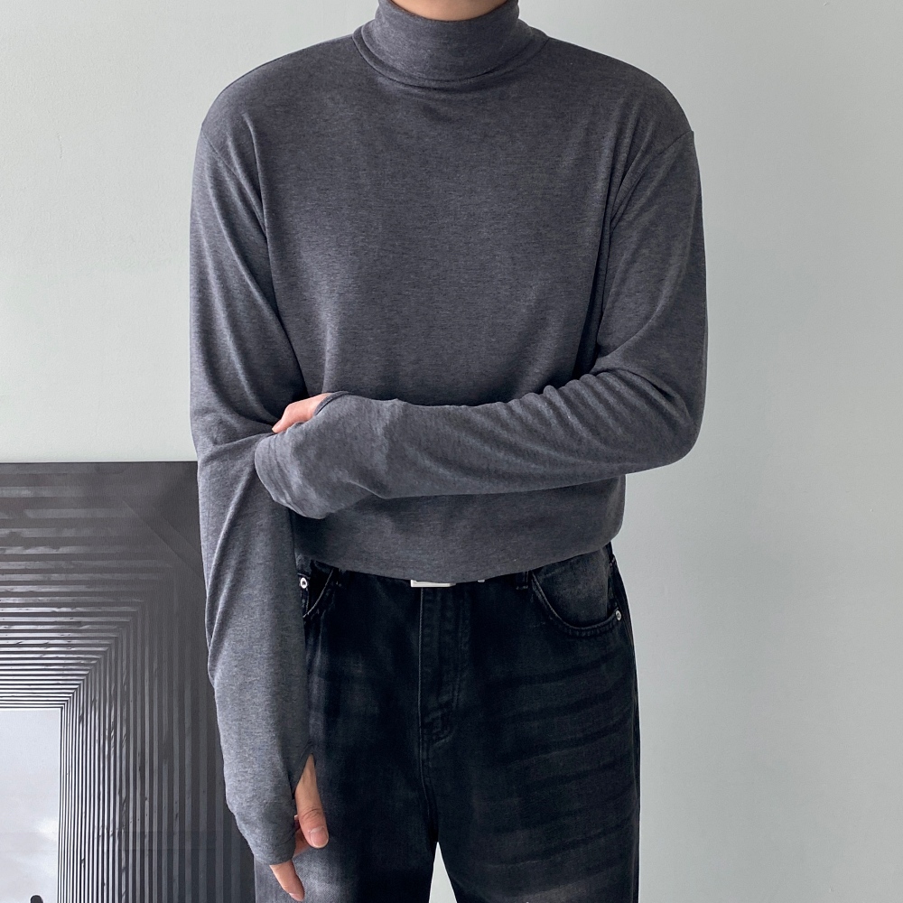 남자목티 남성기모목티 - 상세 이미지 2