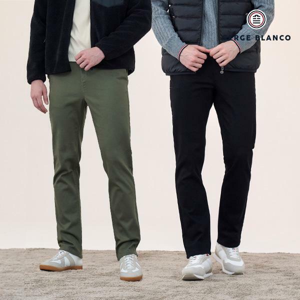 세르즈블랑코 24FW 남성 코튼 블렌디드 스판 팬츠 2종 - 상세 이미지 5