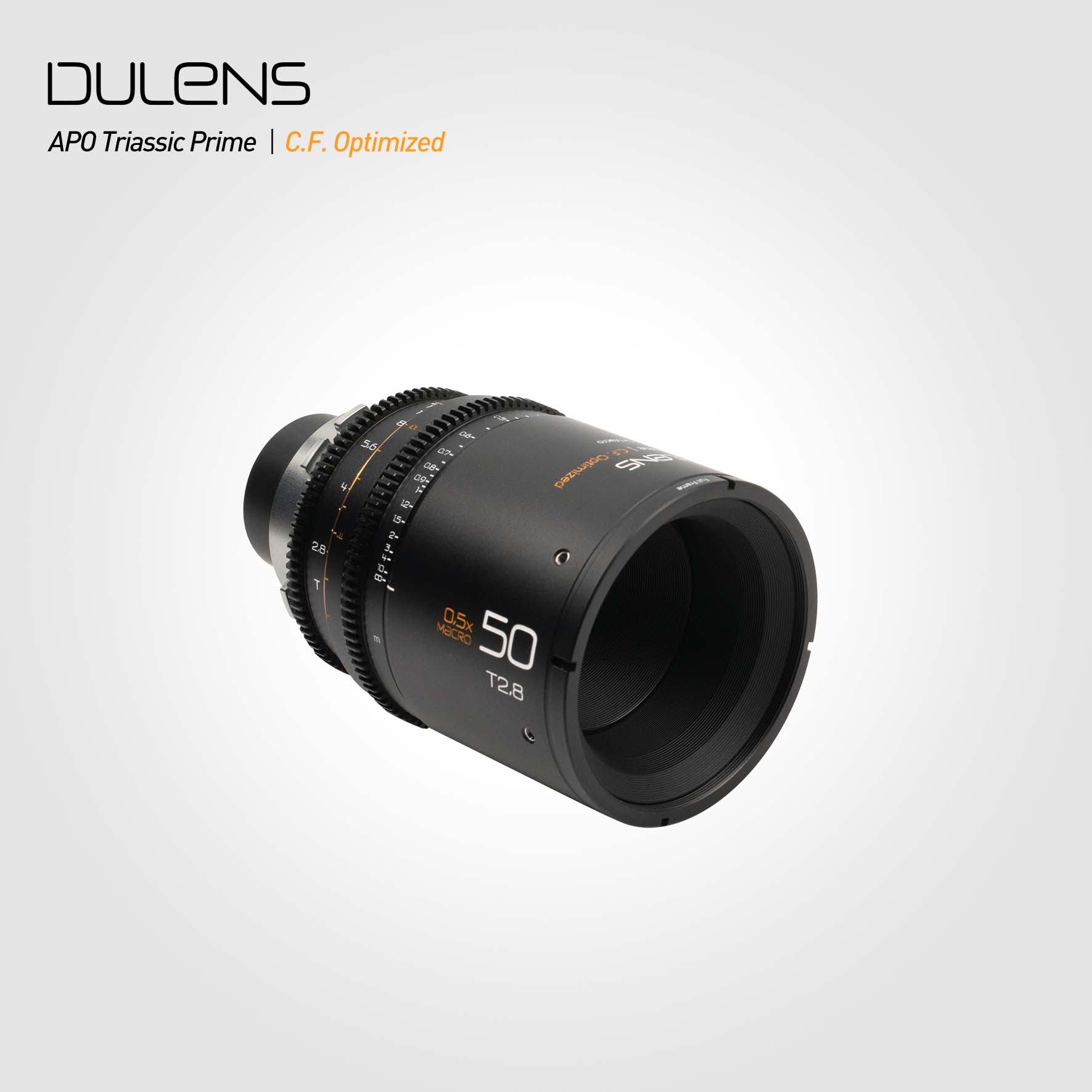 Dulens APO Close Focus TRIASSIC PRIME 50mm T2.8 렌즈 - 상품 이미지