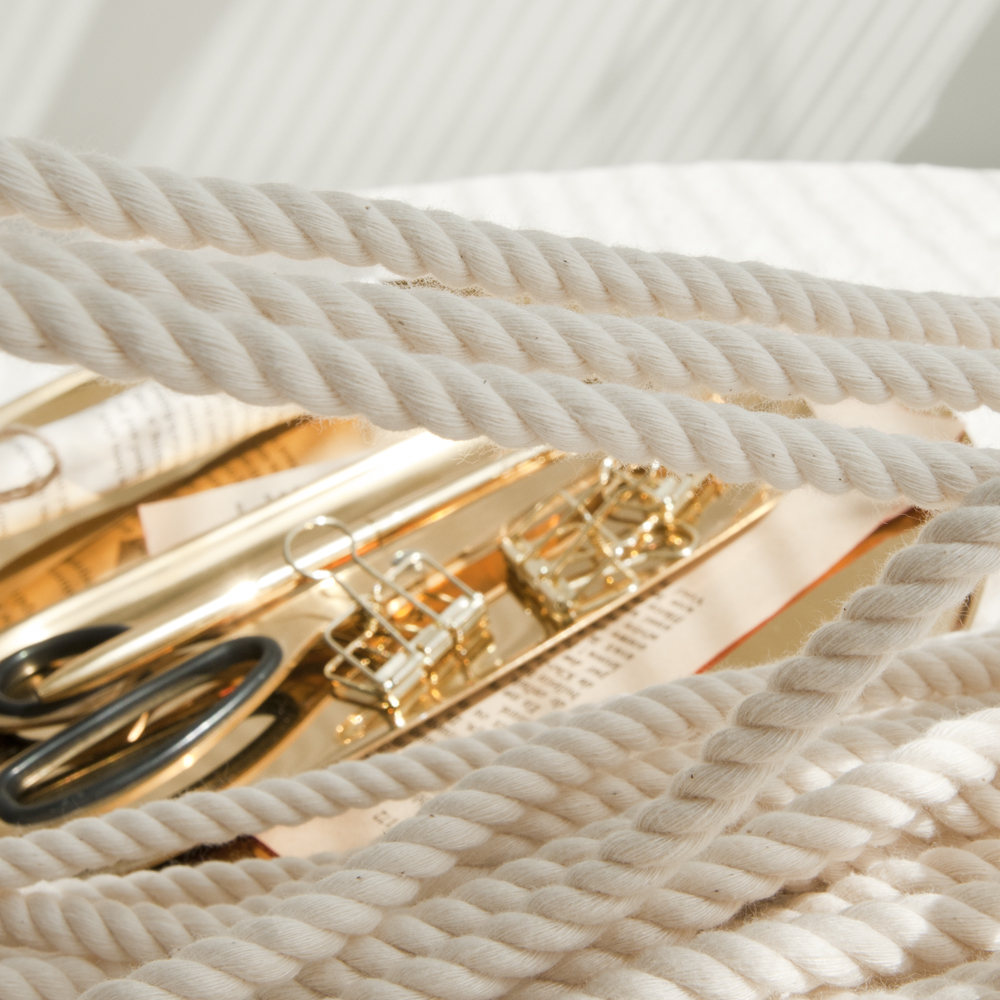 아쭈 고양이 면로프 스크래쳐 리필 밧줄 삼줄, 6mm 50M(콘타입) 이미지 3