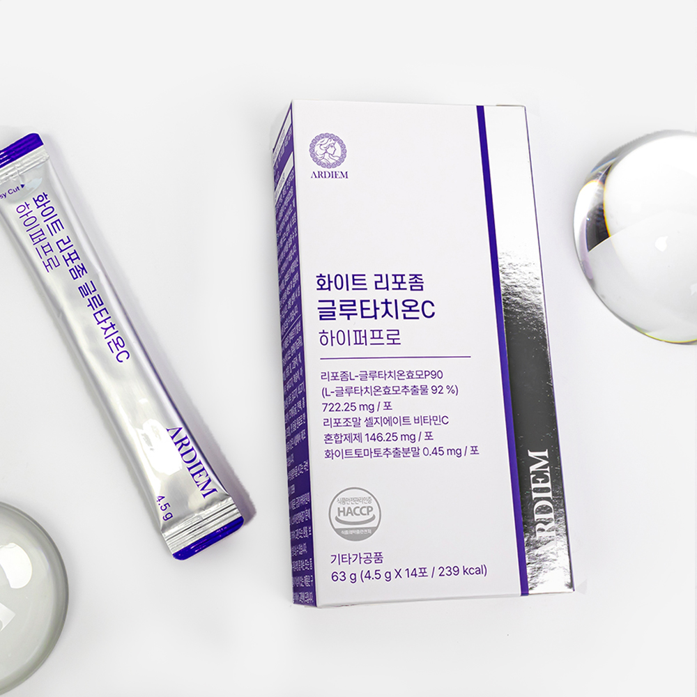 아르디엠 화이트 리포좀 글루타치온C 하이퍼프로 63g 28포, 1개 - 상세 이미지 5