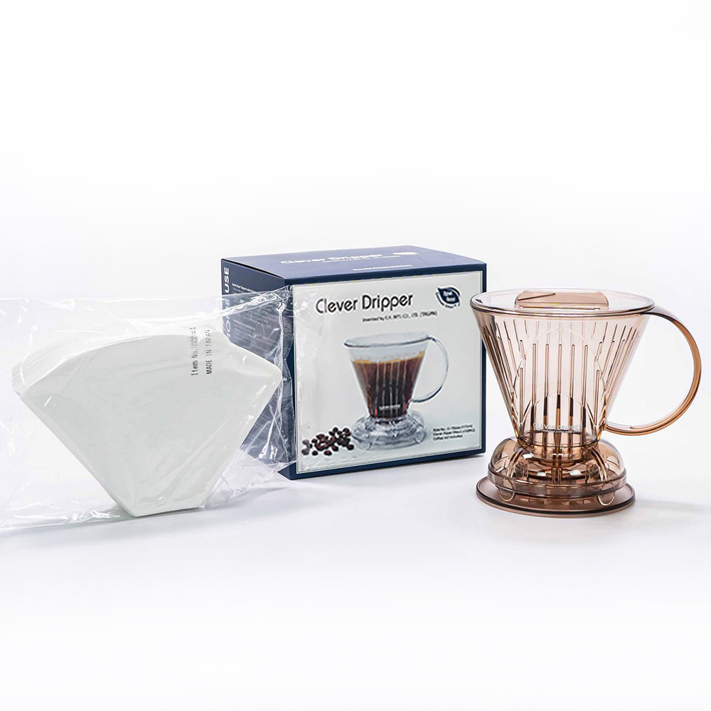 미스터 클레버 커피 드리퍼 핸드드립세트 커피 여과지 100매 뚜껑포함 제품 이미지