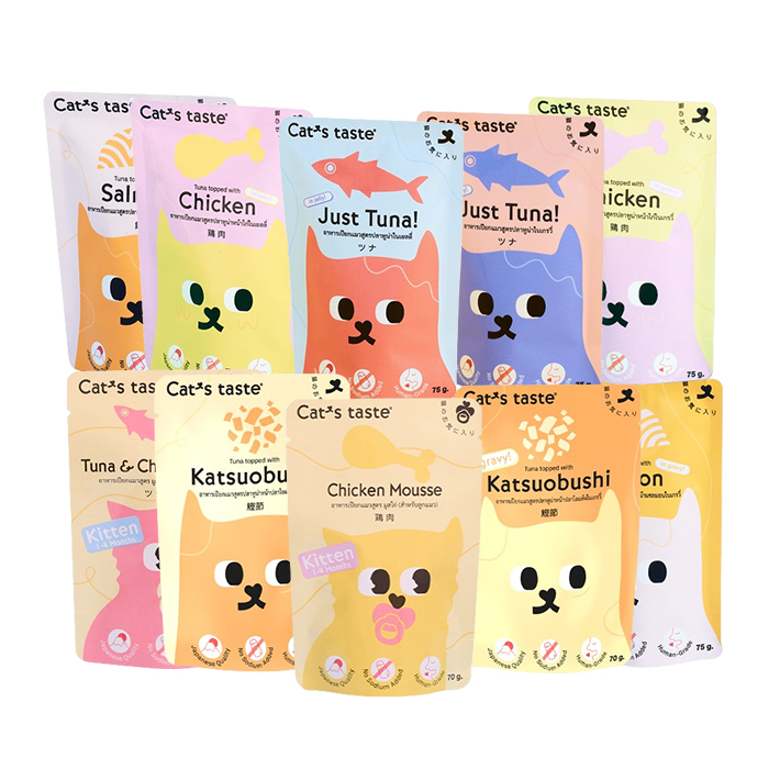 캣츠테이스트 파우치 키튼 참치&치킨무스 70g 고양이간식 - 상세 이미지 2