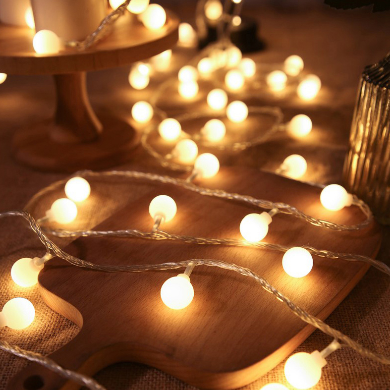 LED 알 전구 줄조명 캠핑 가랜드 미니 앵두 USB 무드등 와이어 감성 인테리어 장식