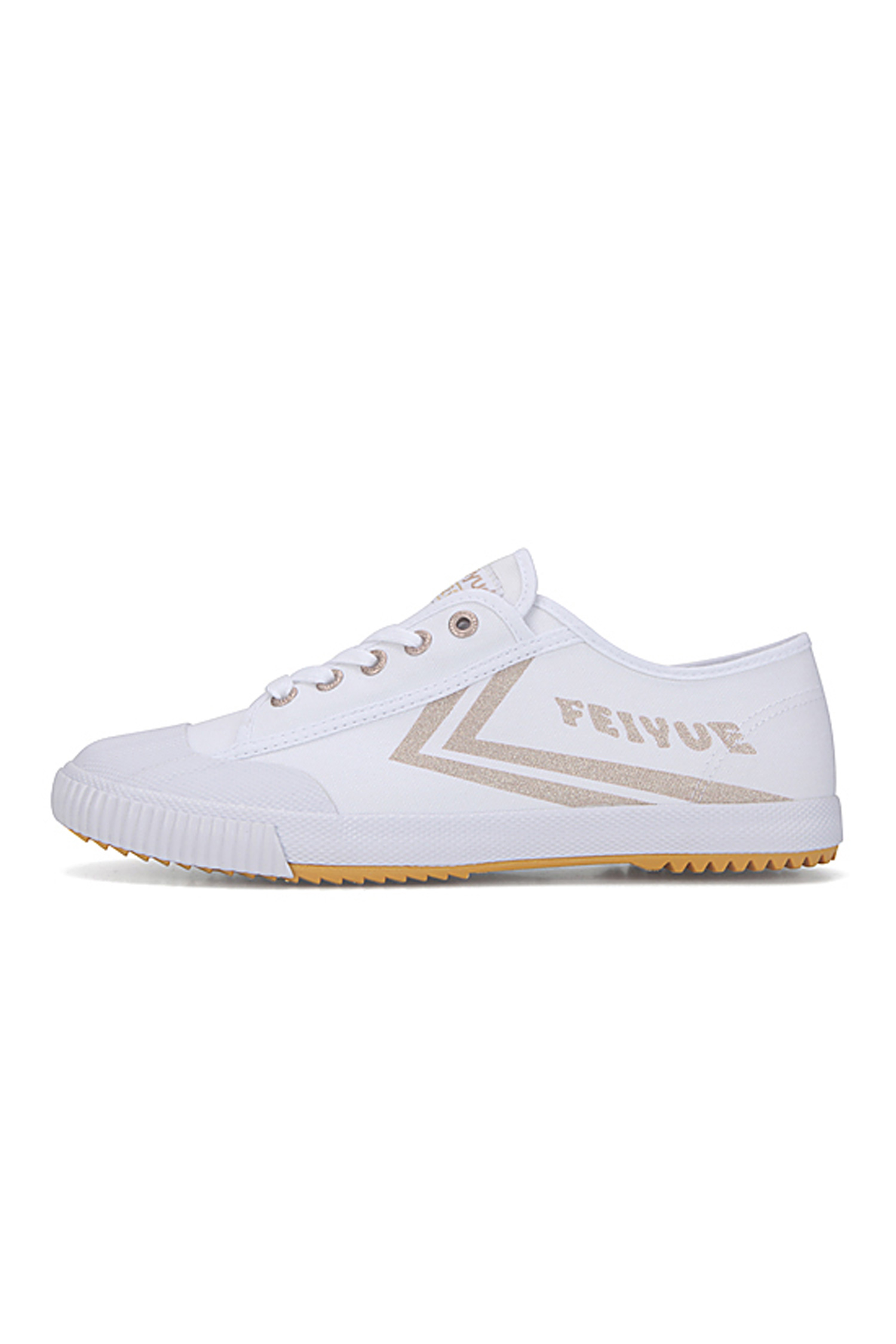 [페이유에] FE LO 1920/WHITE CANVAS W/ ROSE GOLD METALLIC LOGO & CHEVRON/FU100170 : UNITED LABELS