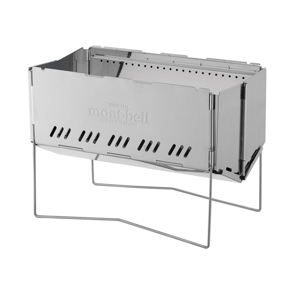 몽벨 공식수입 반품AS가능 폴딩 파이어핏 SILVER JBEGXUPF271 초경량 화로대 2중연소 깔끔한불꽃