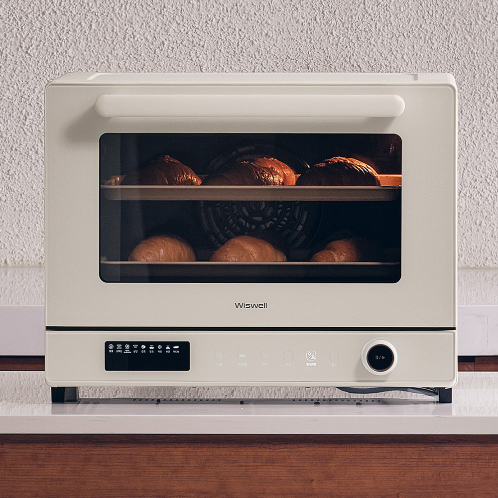 위즈웰 인헨스2 스팀오븐 베이킹 제과 제빵 컨벡션 전기 오븐기 WOP200
