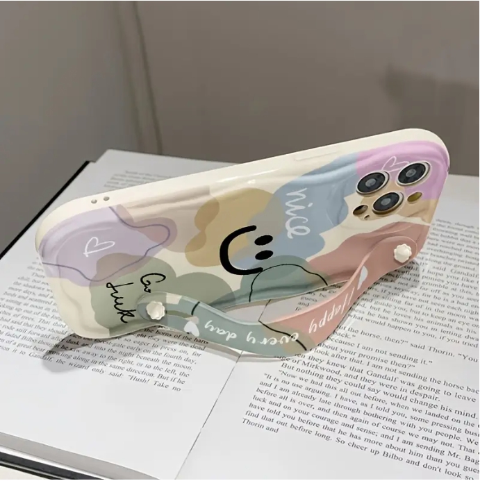 아이폰16프로 PRO 감성 아이폰 스트랩핸들 그립톡 케이스 호호의픽 - 상세 이미지 5