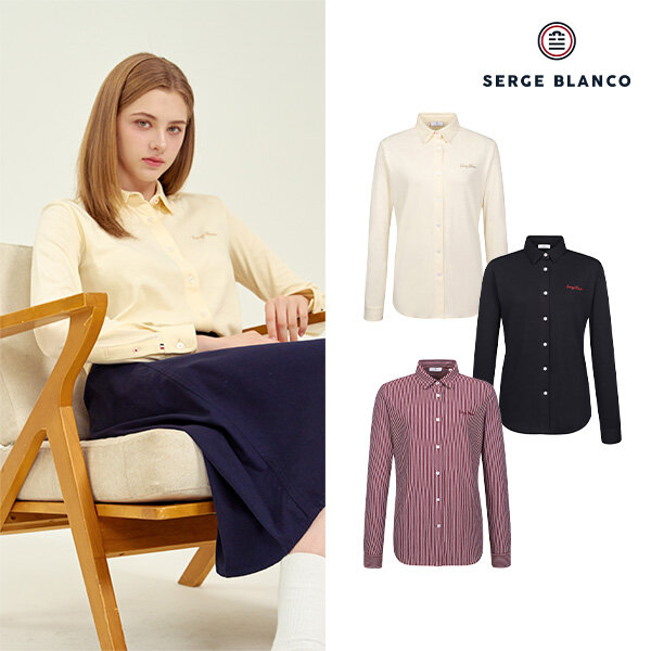 세르즈블랑코 24 FW 뉴저지 셔츠 3종 여성 - 상품 이미지