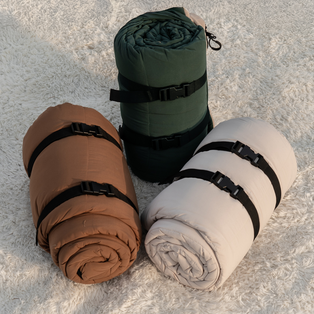 로티캠프 침낭 동계 이불 캠핑 겨울 사계절 CSB2-2.2kg 브라운