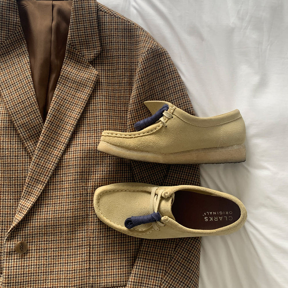 클락스 왈라비 여성 로퍼 사이드