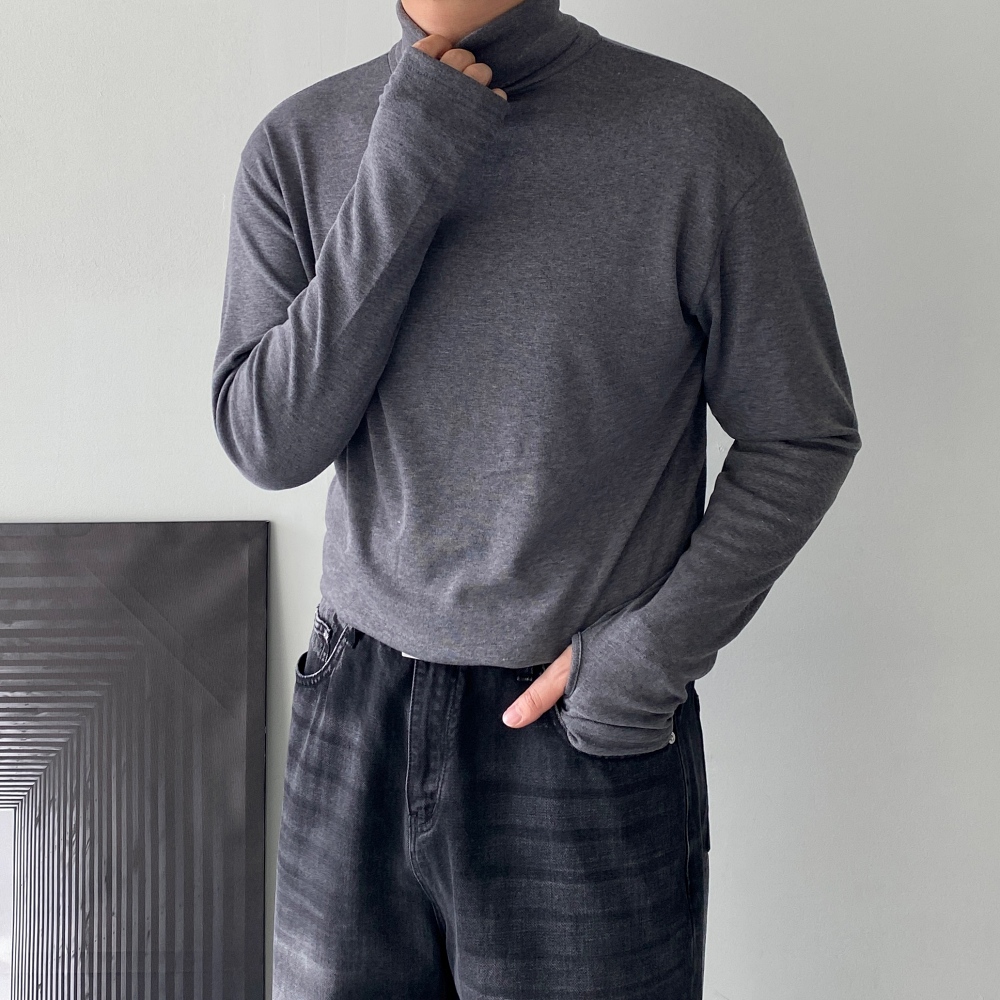 남자목티 남성기모목티 - 상세 이미지 4