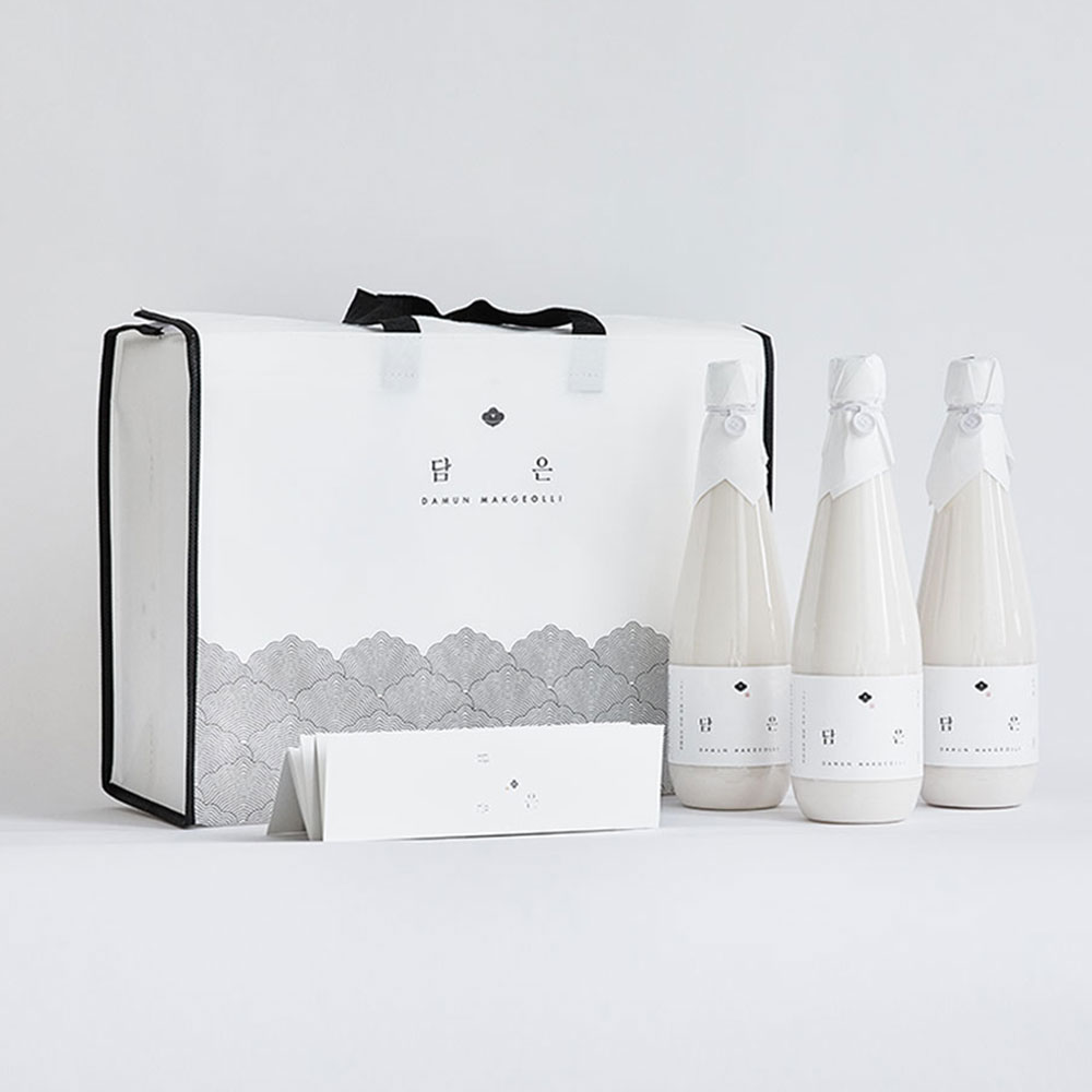 [담은 막걸리] 화이트 3병 선물세트