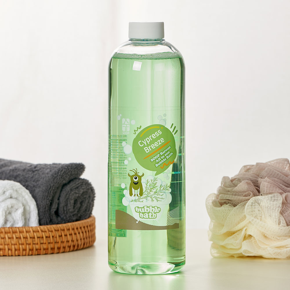 숲바른 버블바스 편백브리즈 1000ml 아기 유아 거품 목욕 입욕제