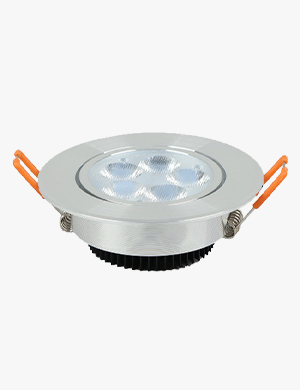 LED 75mm(3인치) 다운라이트 일체형 에코 5W 실버 주광색 - 상품 이미지