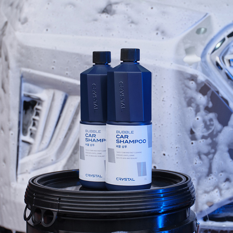 [불스원] 뉴 크리스탈 고농축 중성 버블 카샴푸 1L