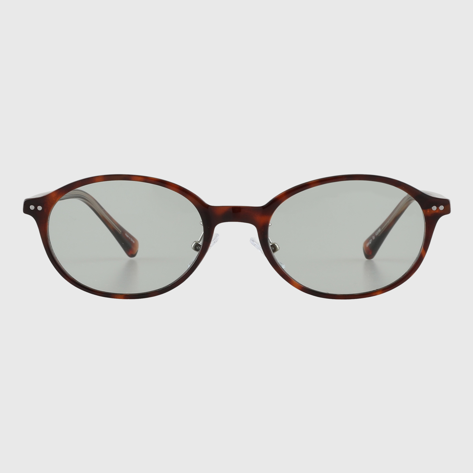 긱시크 패션 뿔테 오벌형 코받침 틴트 선글라스 자외선차단