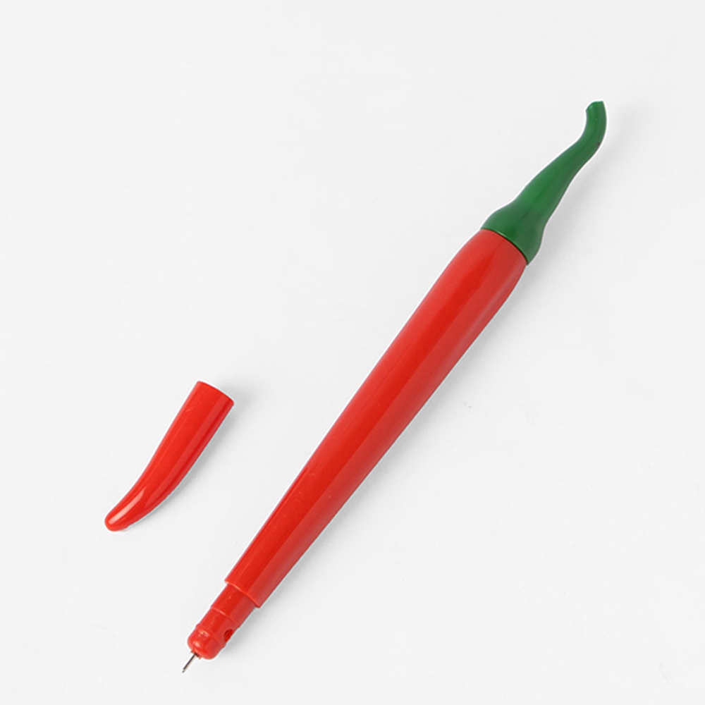 빨간고추 미니볼펜 귀여운 볼펜판촉물 문구 단체 선물 0.5mm - 상품 이미지