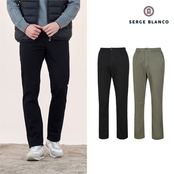 세르즈블랑코 24FW 남성 코튼 블렌디드 스판 팬츠 2종 - 메인 이미지