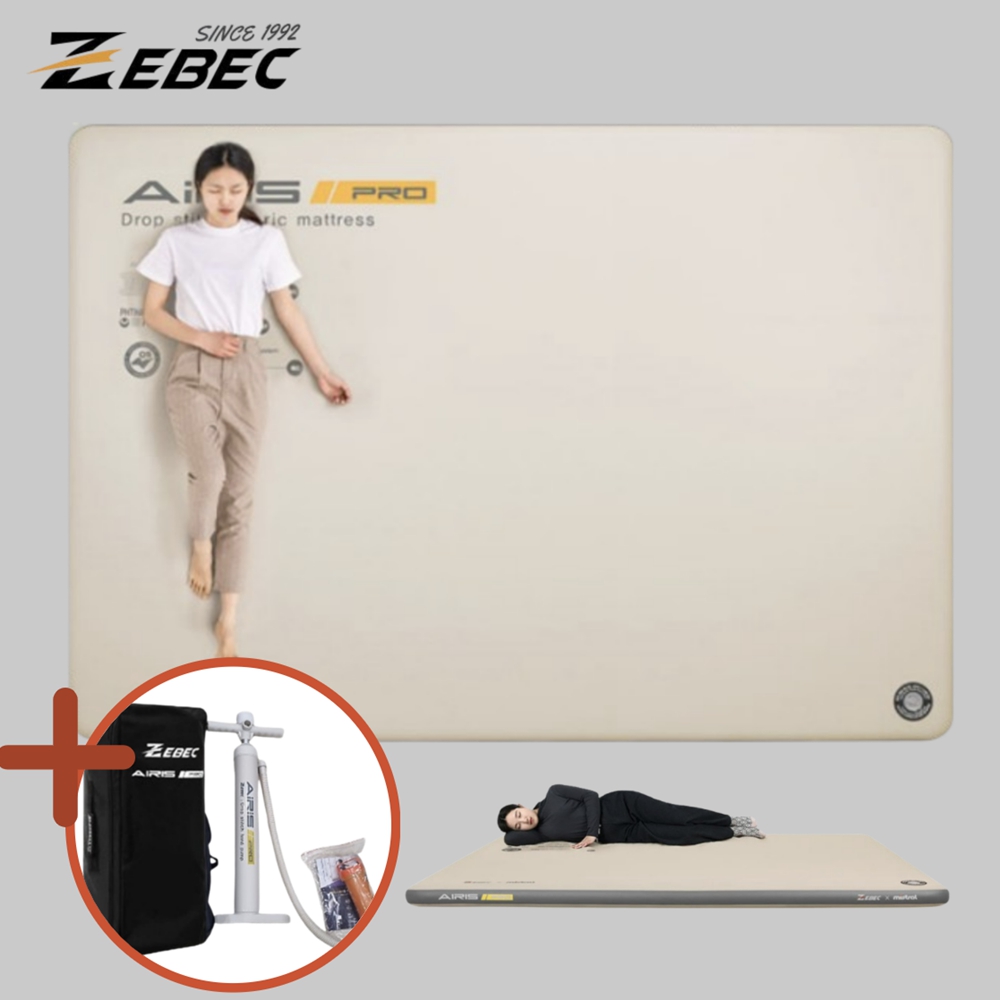 제백 에어매트 에어리스 프로 280 수동펌프 포함 캠핑매트