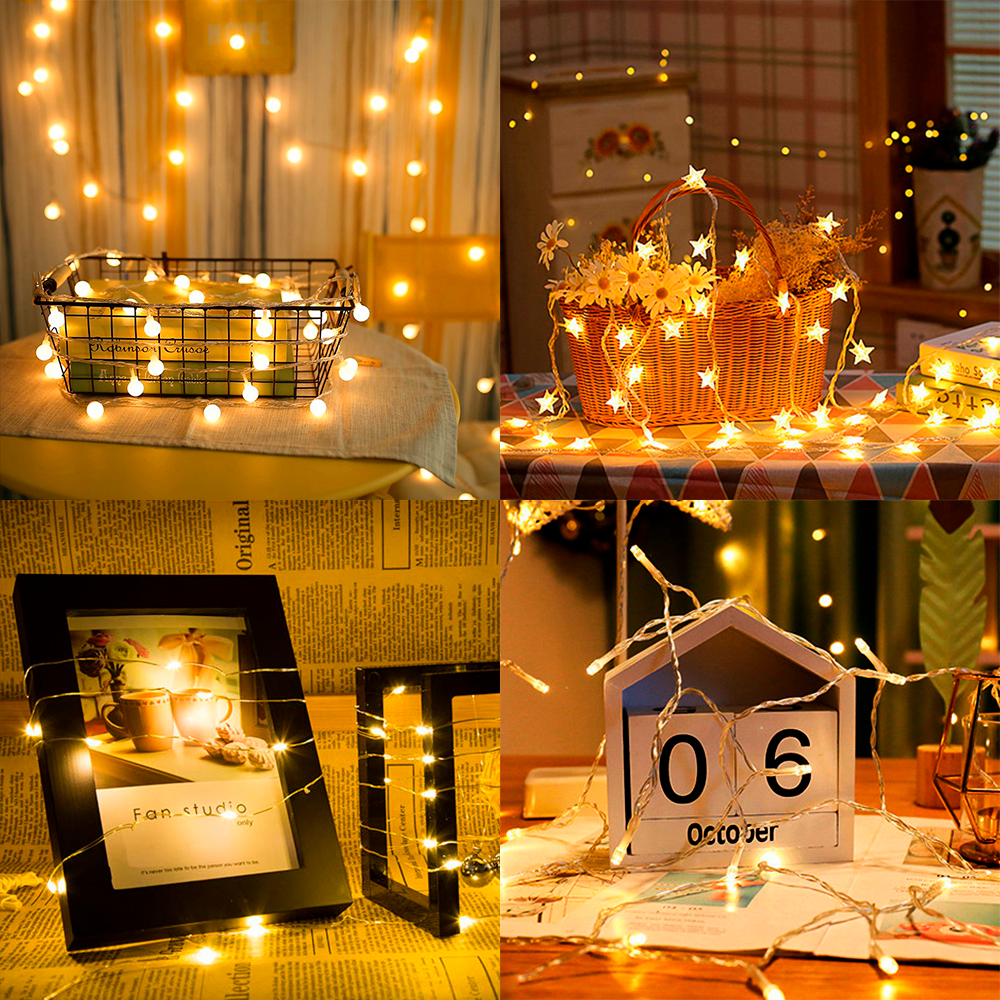 LED 알 전구 줄조명 캠핑 가랜드 미니 앵두 USB 무드등 와이어 감성 인테리어 장식