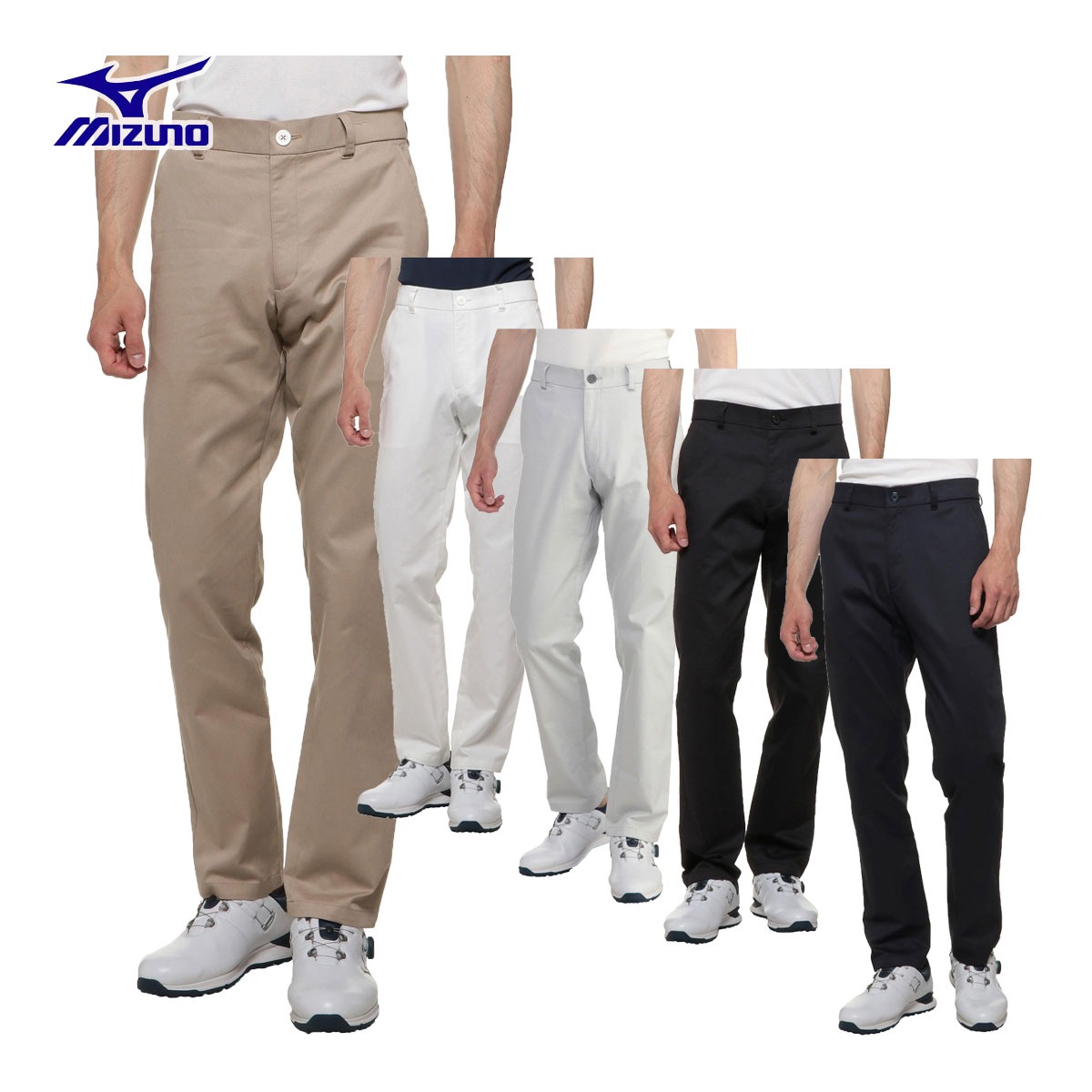 미즈노 MIZUNO 스트레치 무브 골프바지 기능성 긴바지 스판 방수 E2MF2A01 - 상품 이미지
