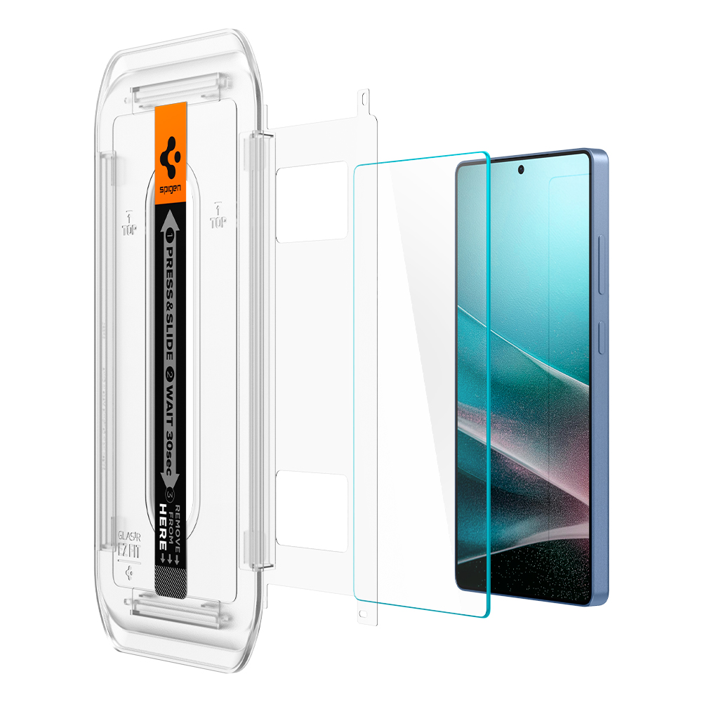 슈피겐 갤럭시 고투명 강화유리 액정필름 글라스tR 이지핏 갤럭시S25 울트라, 2매입 - 상세 이미지 2