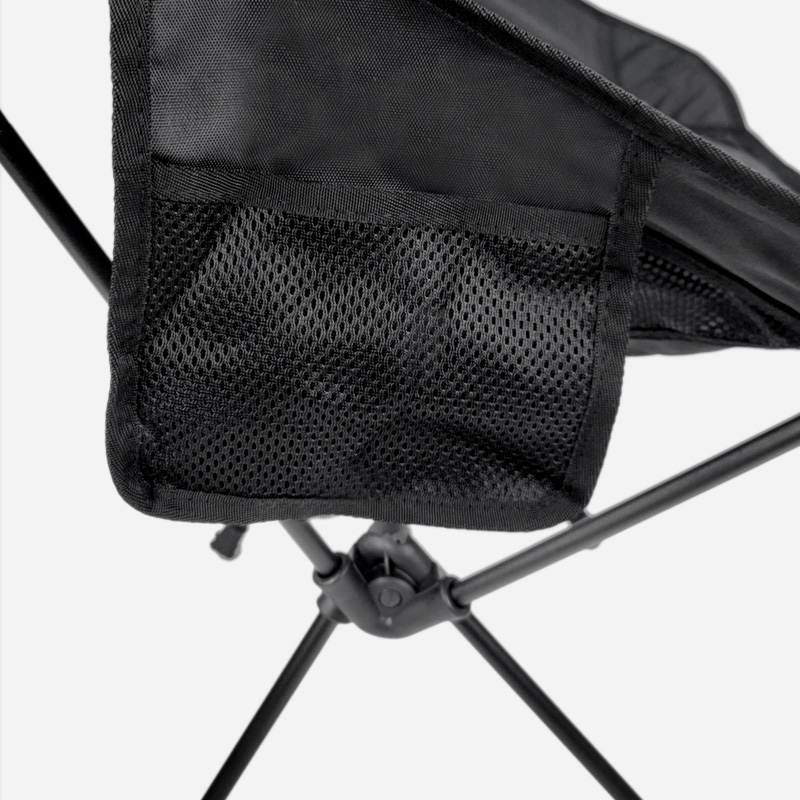 KOOLMAN 쿨맨 캠핑 의자 초경량 백패킹 접이식 체어 등산 피크닉 A형 블랙