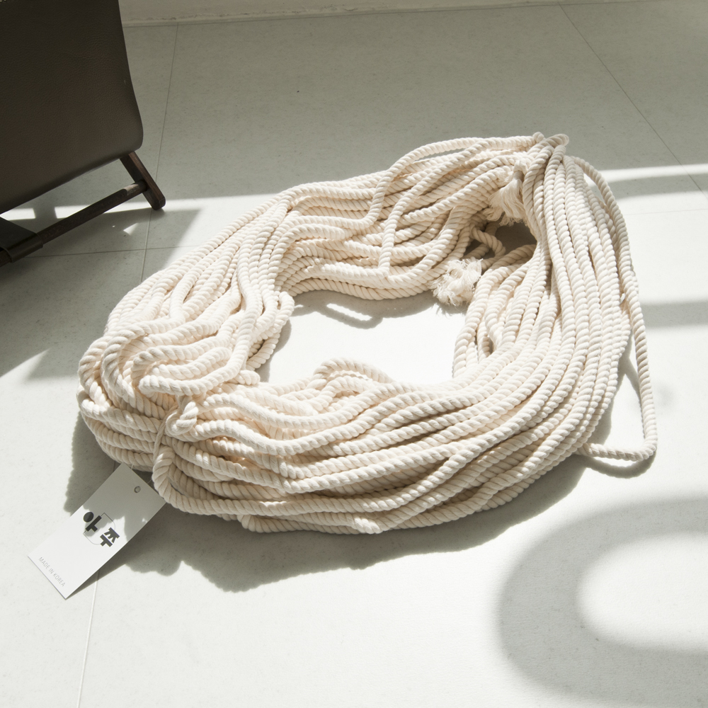 아쭈 고양이 면로프 스크래쳐 리필 밧줄 면줄, 6mm 50M(콘타입)