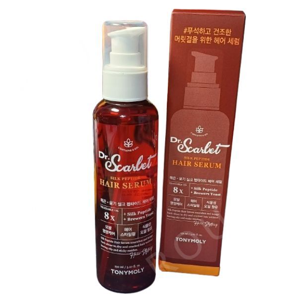 토니모리 닥터 스칼렛 실크 펩타이드 헤어세럼, 150ml, 1개 : 루브네물산