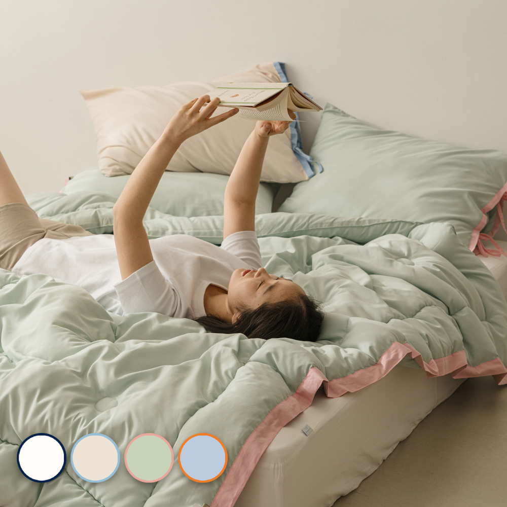 바자르 시리얼 포인트라인 먼지없는 사계절 차렵이불 SS