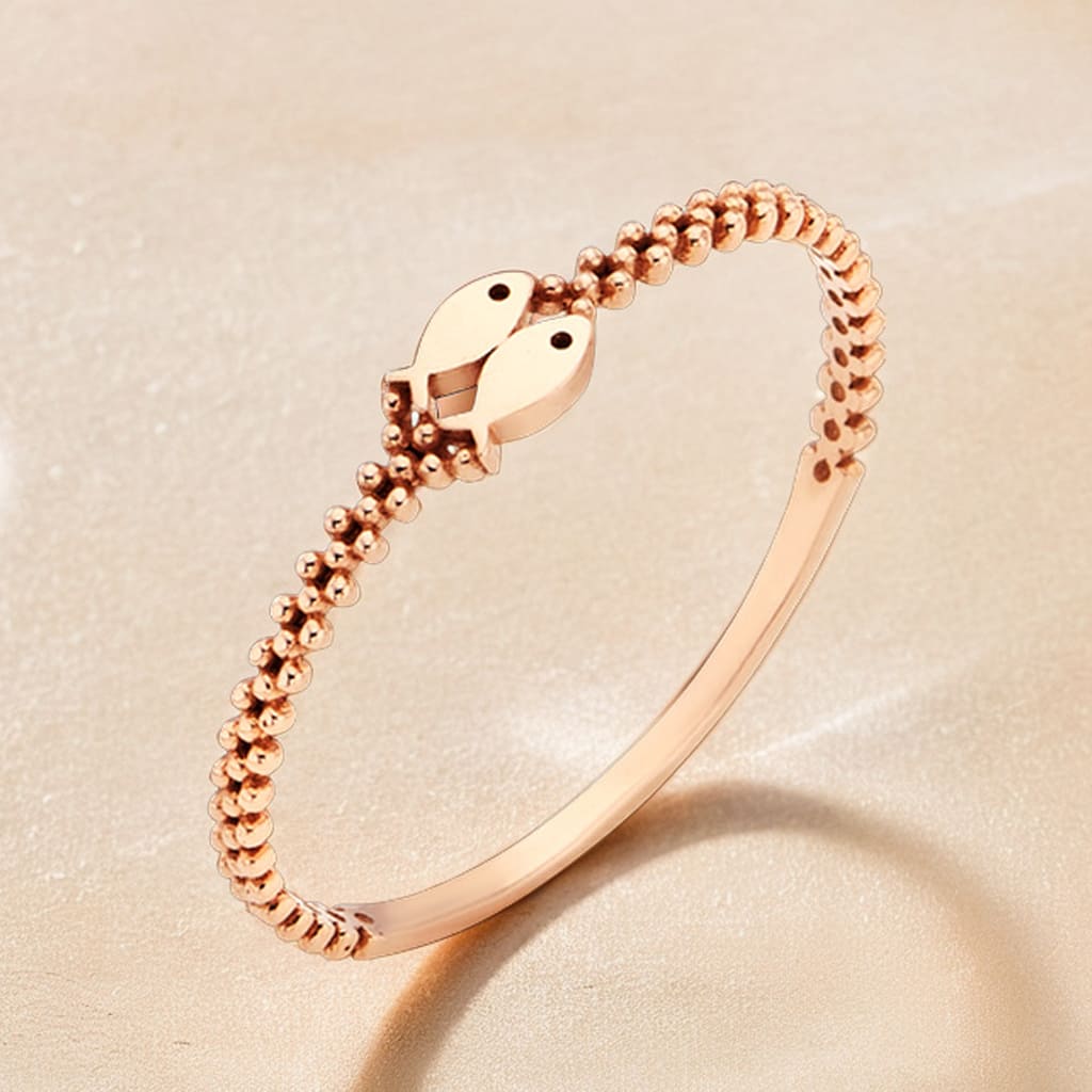 14K 18K 뮤즈 트윈 행운 물고기반지 수능 자녀 CA100329R