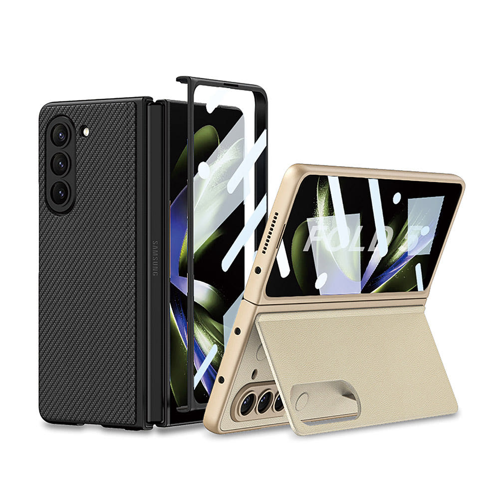갤럭시 스탠딩 커버 거치대 케이스 블루그린, 갤럭시Z 폴드5 - 상품 이미지