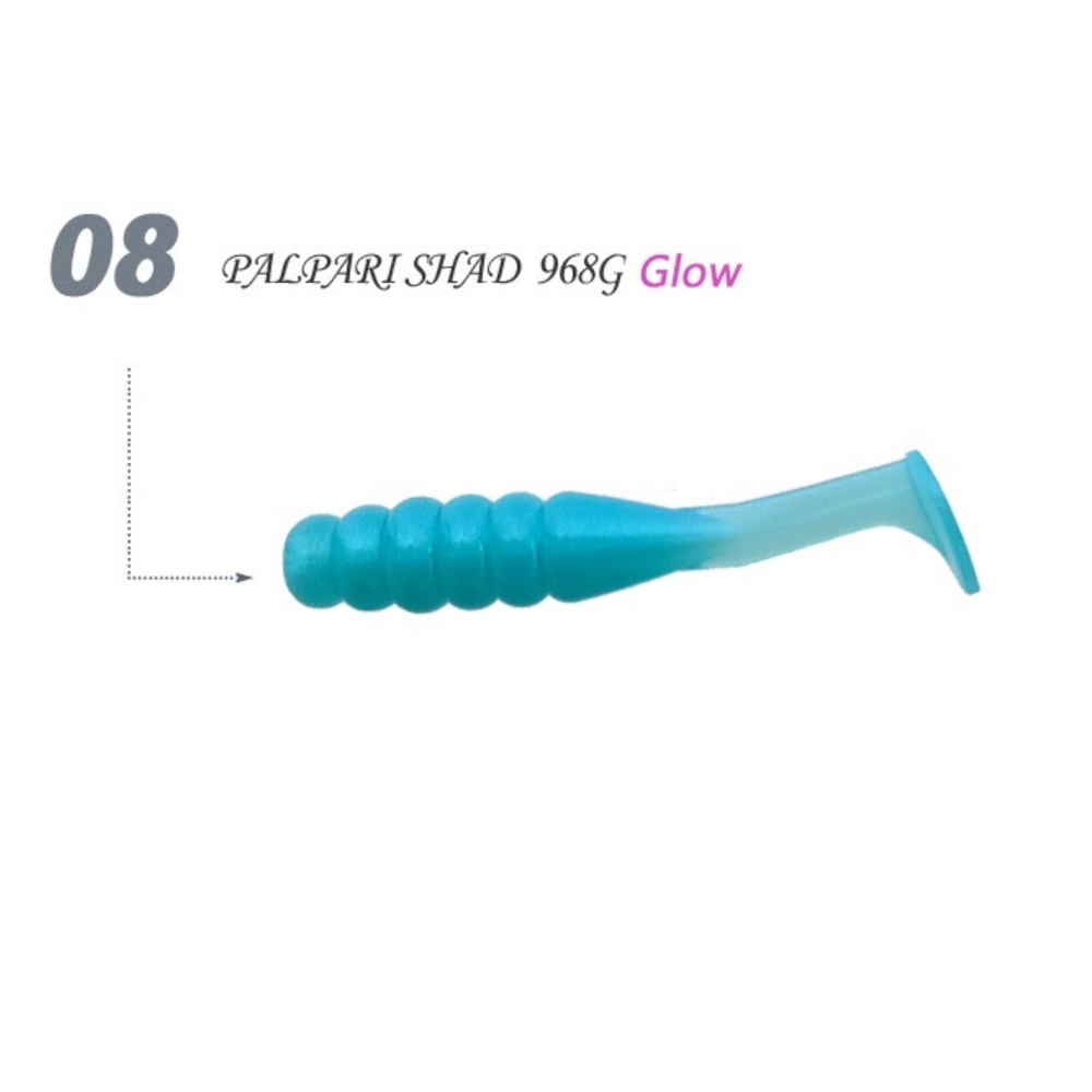 잇베이트 팔팔이쉐드 우럭 볼락 풀치웜 968G 블루, 5.5cm(2.2인치) - 상세 이미지 2